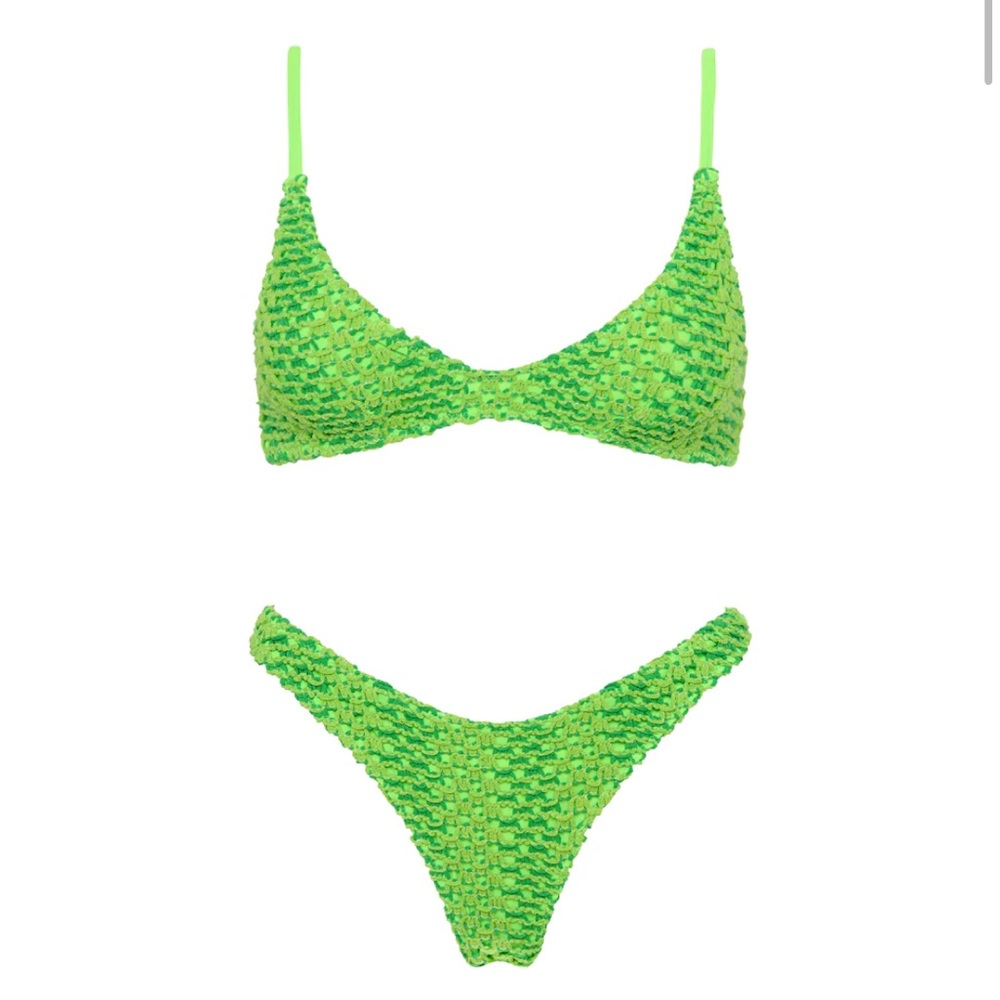NWT Triangl Maia Grasse Green bikini lime green
